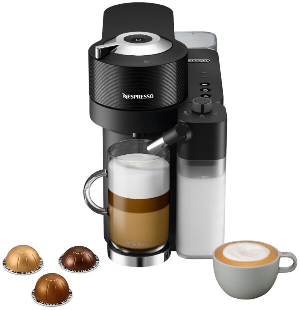 Nespresso Vertuo Lattissima kaffemaskine fra Delonghi ENV300.B(sort) Sort