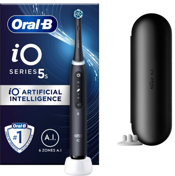 Oral-B iO 5s elektrisk tandbørste 414964 (mat sort) Sort