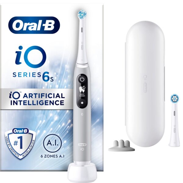 Oral-B iO 6s elektrisk tandbørste 427360 (grå) Grå