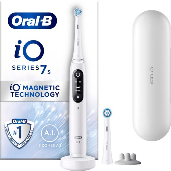 Oral-B iO 7s eltandbørste 387033 (hvid) Hvid