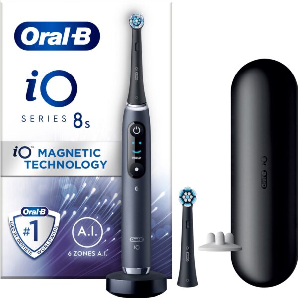 Oral-B iO 8s elektrisk tandbørste 387125 (sort onyx) Sort