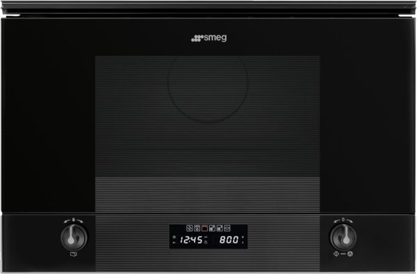 Smeg mikrooovn MP122B3 integreret Sort