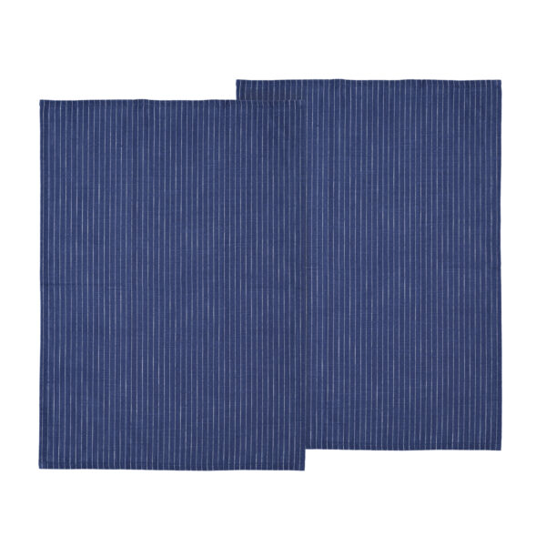 Södahl Viskestykker Line, Royal Blue, 2-pak 50x70 cm