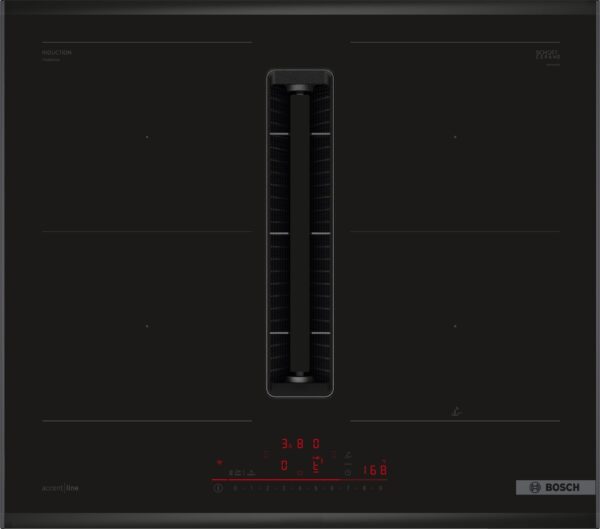 Bosch Kogeplade med integreret emhætte PVQ695H26E Sort
