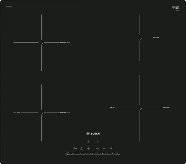 Bosch Series 6 induktionskogeplade PIE611FC5Z Sort