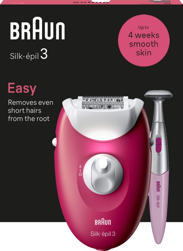 Braun Series 3 epilator SES3-202 Pink