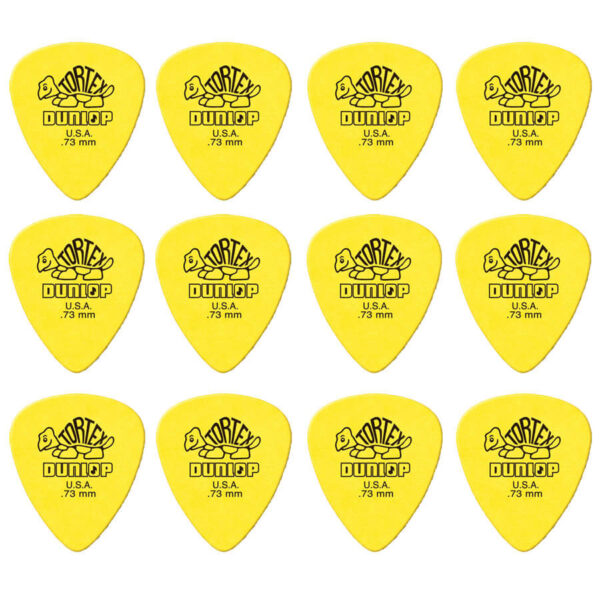 Dunlop Tortex Standard 0,73 mm plektre (12 stk.)