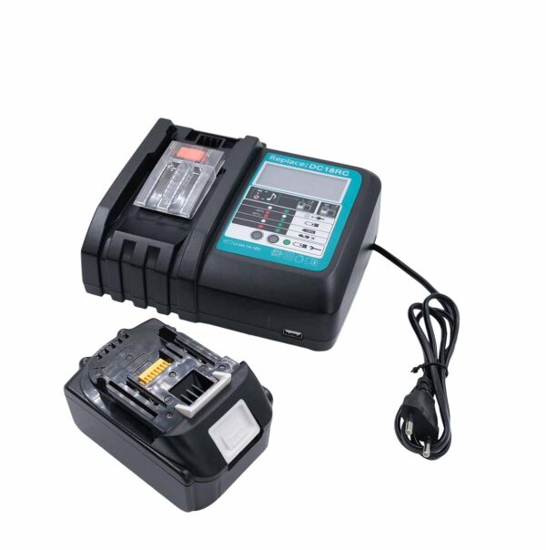 Noname BL1830 + DC18RC T oplader + batteri, 18V 3Ah