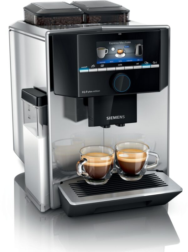 Siemens EQ9+ espressomaskine TI9573X7RW Sølv