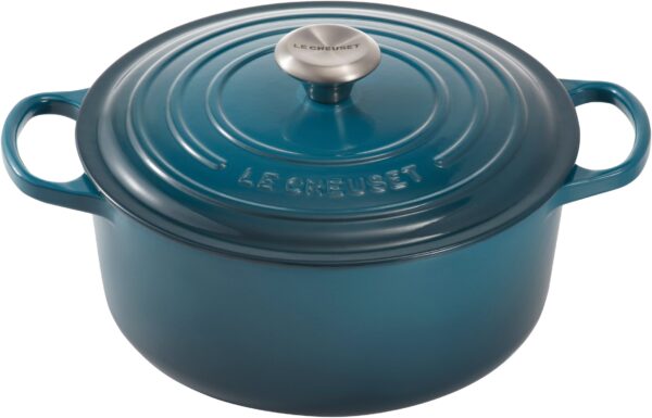 Rund Støbejernsgryde 4,2L Deep Teal Deep Teal