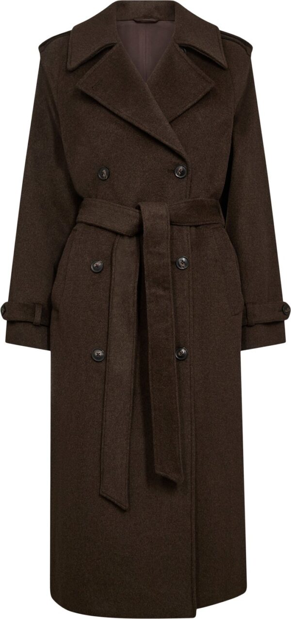 BS Kaylee Coat Wool Blend Brown