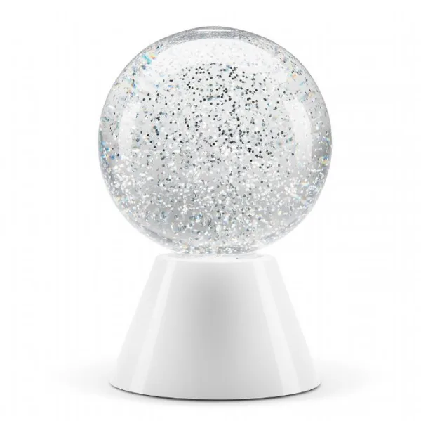 Spinning Glitterkugle Lampe