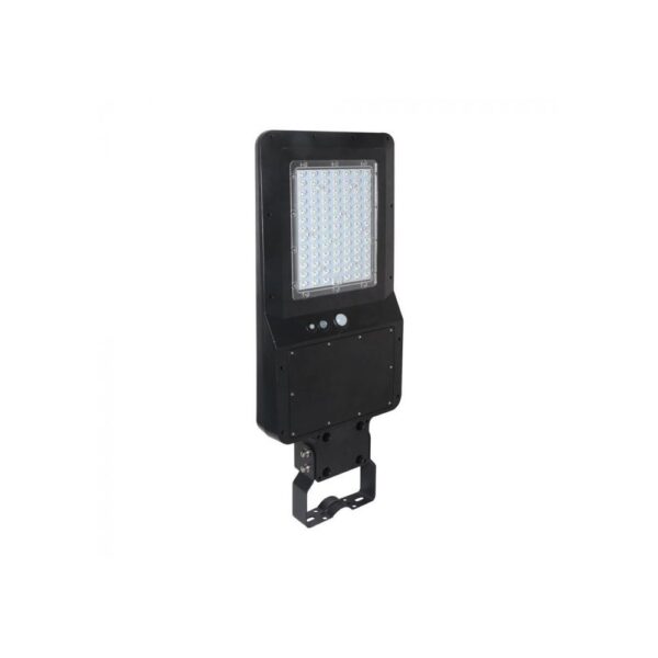 V-Tac 40W Solcelle gadelampe LED - Sort, inkl. solcelle, fjernbetjening, sensor, IP65 - Kulør : Neutral