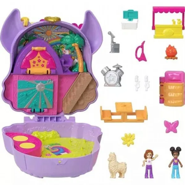 Polly Pocket Llama Camp