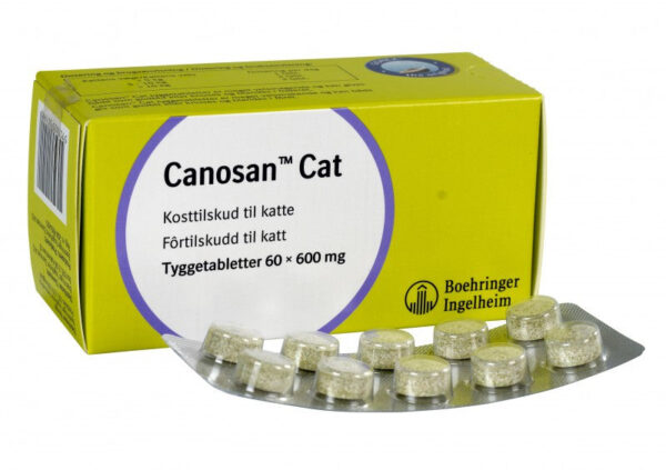 Pharmaservice  - Canosan ledpleje tyggetabletter til kat 60 stk.