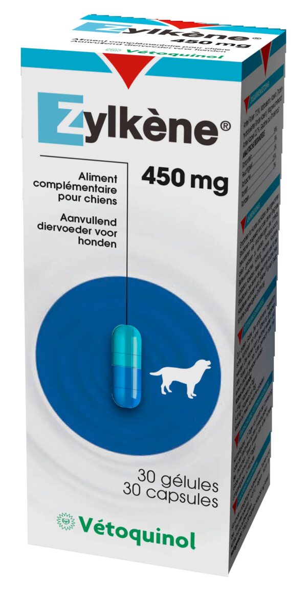 Zylkéne 450mg. TIL HUND OVER 30 KG 30 stk.