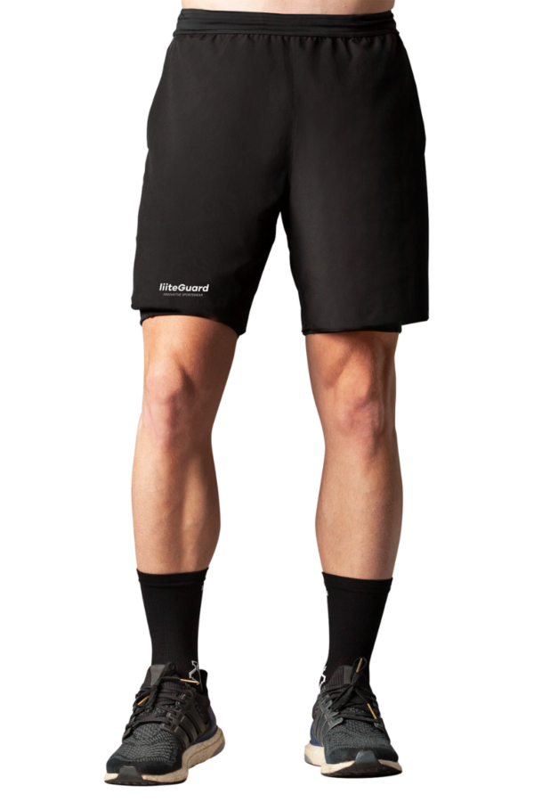 Liiteguard GLU-TECH 2in1 Shorts - Sort - Short