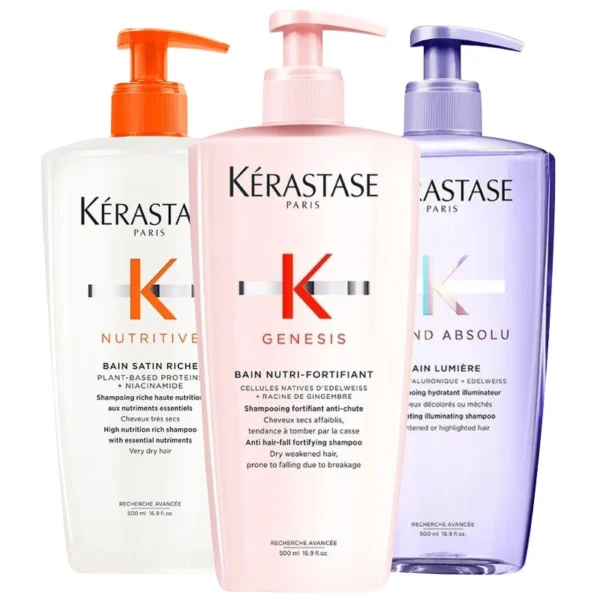 3 x Kerastase 500 ml - Choose Variant