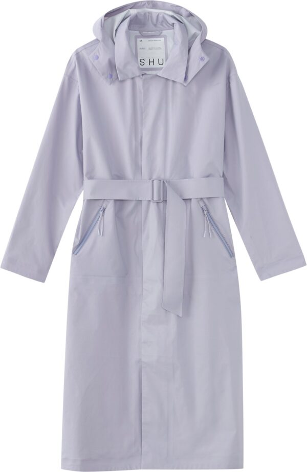 SHU Ripstop Trench Coat W Lilac