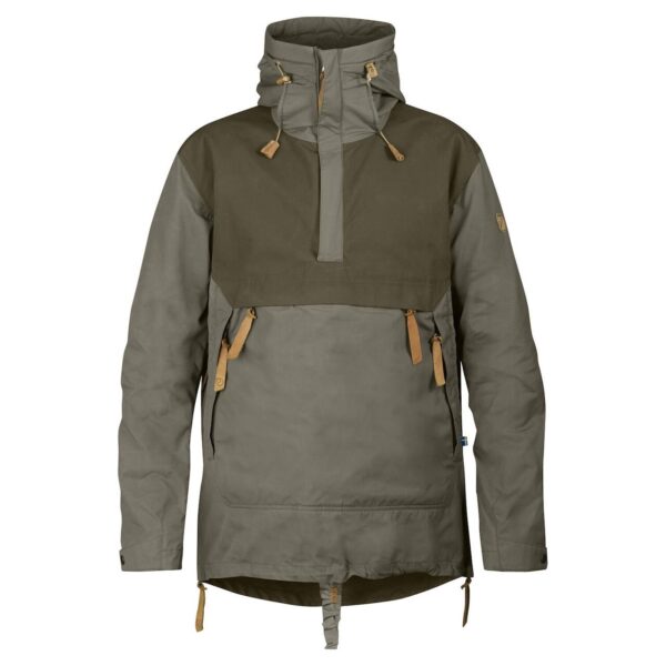 Fjällräven Mens Anorak No. 8  (Grøn (DARK OLIVE/633) X-small) Grøn (DARK OLIVE/633)