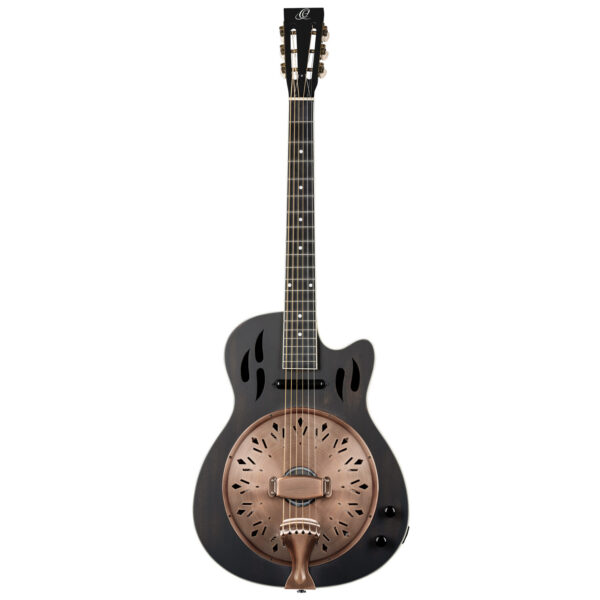 Ortega RRG40CE-DBK Resonator Guitar Satin Black