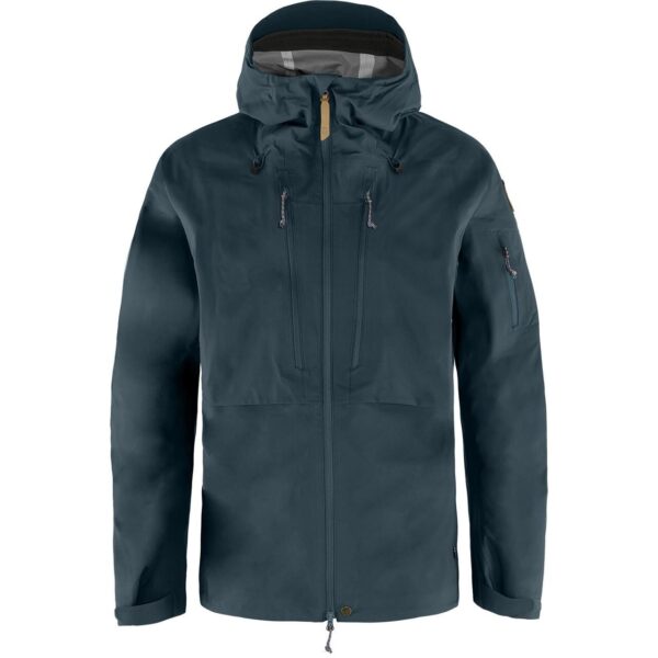 Fjällräven Mens Keb Eco-Shell Jacket  (Blå (DARK NAVY/555) Small) Blå (DARK NAVY/555)