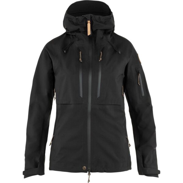 Fjällräven Womens Keb Eco-Shell Jacket  (Sort (BLACK/550) X-small) Sort (BLACK/550)