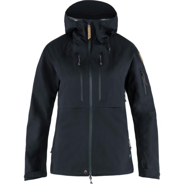 Fjällräven Womens Keb Eco-Shell Jacket  (Blå (DARK NAVY/555) X-small) Blå (DARK NAVY/555)