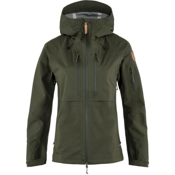 Fjällräven Womens Keb Eco-Shell Jacket  (Grøn (DEEP FOREST/662) XX-small) Grøn (DEEP FOREST/662)