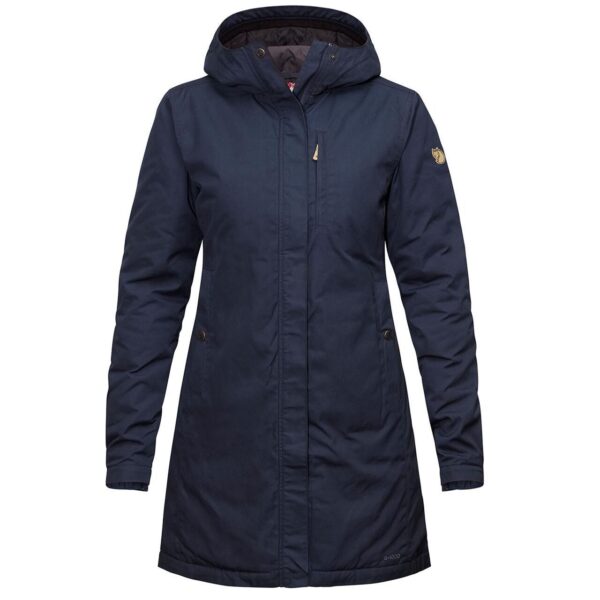 Fjällräven Womens Kiruna Padded Parka  (Blå (DARK NAVY/555) XX-small) Blå (DARK NAVY/555)