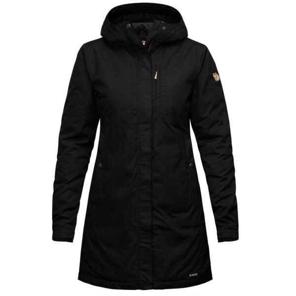 Fjällräven Womens Kiruna Padded Parka  (Sort (BLACK/550) Small) Sort (BLACK/550)