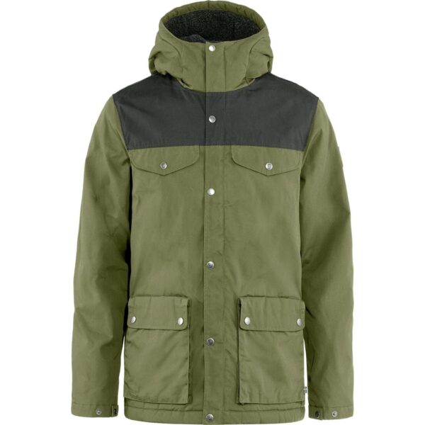 Fjällräven Mens Greenland Winter Jacket  (Grøn (GREEN-DARK GREY/620-030) Small) Grøn (GREEN-DARK GREY/620-030)