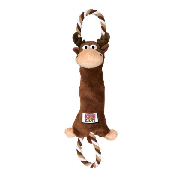 Imazo  - Kong Tugger Knots Elg, Hundelegetøj M/L 46cm - Hundelegetøj - Reb","Polyester","Plys