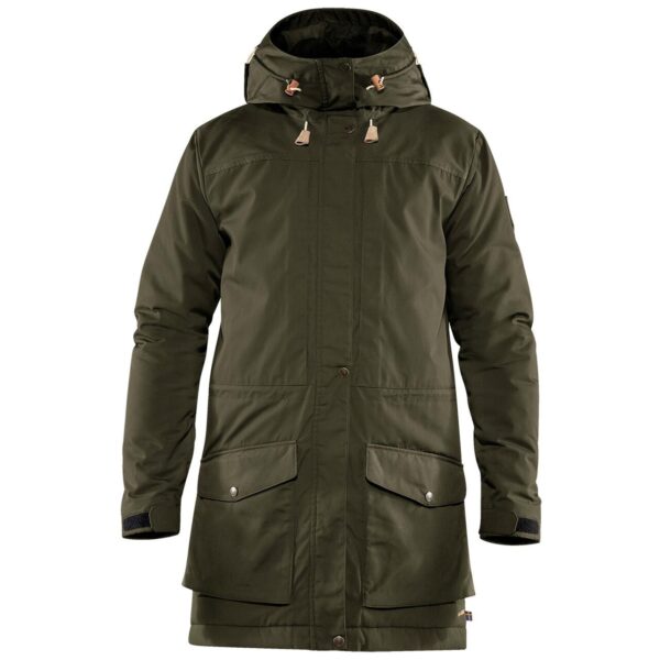 Fjällräven Mens Singi Wool Padded Parka  (Grøn (DEEP FOREST/662) Medium) Grøn (DEEP FOREST/662)