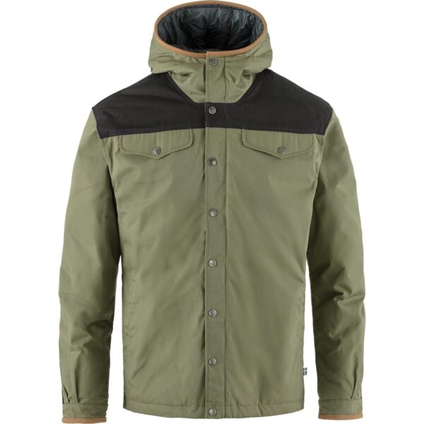 Fjällräven Mens Greenland No 1 Down Jacket  (Grøn (GREEN-DARK GREY/620-030) Small) Grøn (GREEN-DARK GREY/620-030)