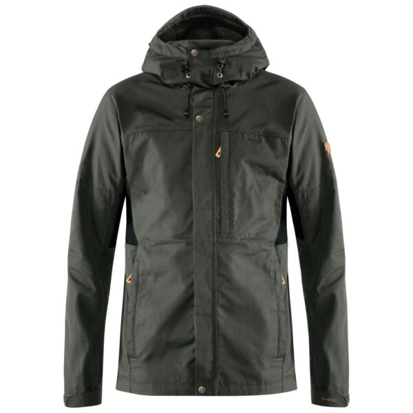 Fjällräven Mens Kaipak Jacket  (Grå (DARK GREY-BLACK/030-550) X-large) Grå (DARK GREY-BLACK/030-550)