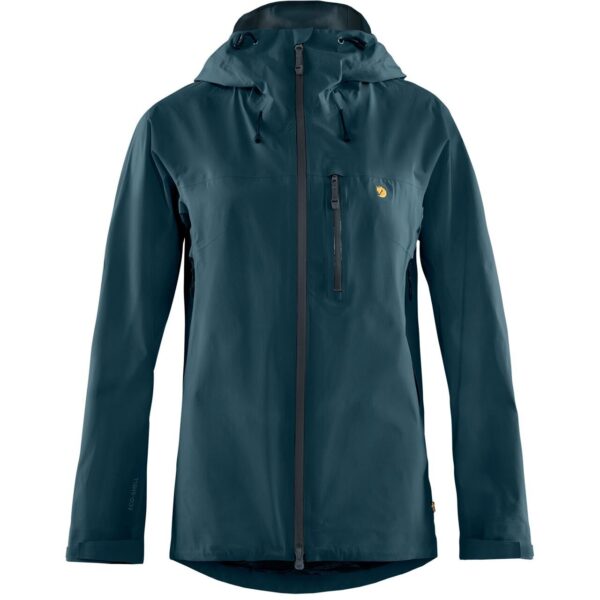 Fjällräven Womens Bergtagen Lite Eco-shell Jacket  (Blå (MOUNTAIN BLUE/570) Small) Blå (MOUNTAIN BLUE/570)