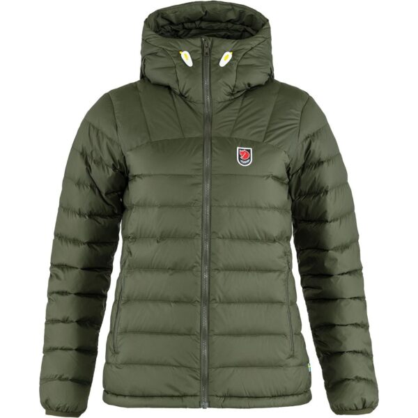 Fjällräven Womens Expedition Pack Down Hoodie  (Grøn (DEEP FOREST/662) XX-small) Grøn (DEEP FOREST/662)