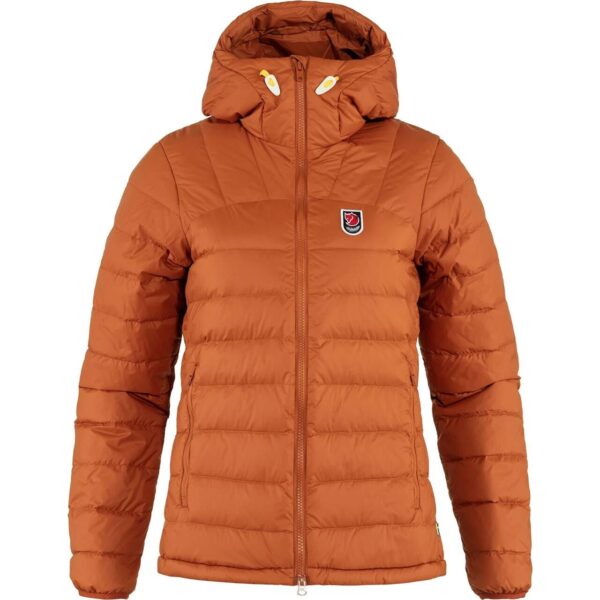 Fjällräven Womens Expedition Pack Down Hoodie  (Brun (TERRACOTTA BROWN/243) X-small) Brun (TERRACOTTA BROWN/243)