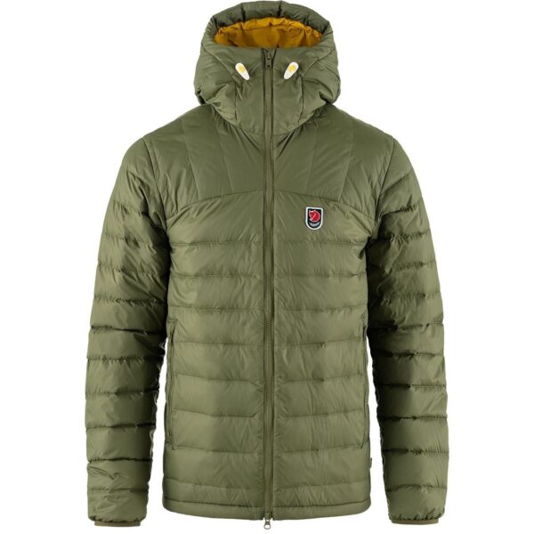 Fjällräven Mens Expedition Pack Down Hoodie M (Grøn (GREEN-MUSTARD YELLOW/620-161) Medium) Grøn (GREEN-MUSTARD YELLOW/620-161)