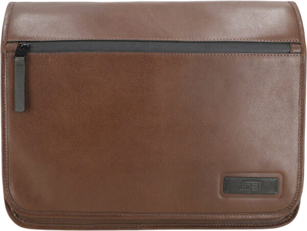 Shoulder Bag Flap, Large Cognac Leather