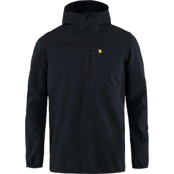 Fjällräven Mens Bergtagen Stretch Half Zip  (Sort (BLACK/550) X-large) Sort (BLACK/550)