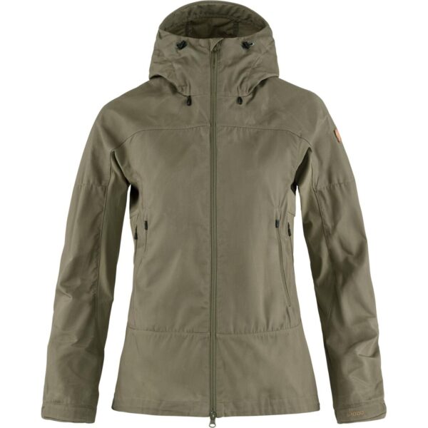 Fjällräven Womens Abisko Lite Trekking Jacket  (Beige (LIGHT OLIVE/622) Small) Beige (LIGHT OLIVE/622)