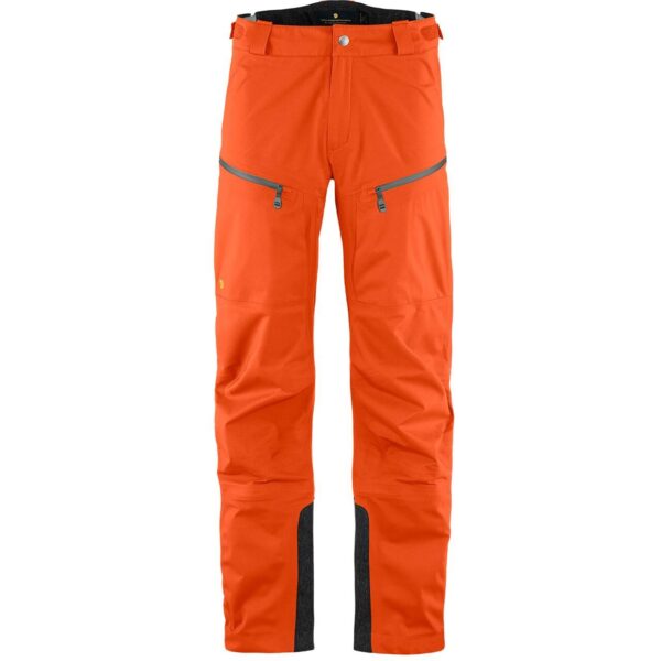 Fjällräven Mens Bergtagen Eco-shell Trousers  (Orange (HOKKAIDO ORANGE/208) 50) Orange (HOKKAIDO ORANGE/208)