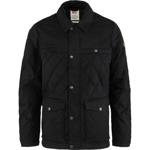 Fjällräven Mens Övik Wool Padded Jacket  (Sort (BLACK/550) Medium) Sort (BLACK/550)