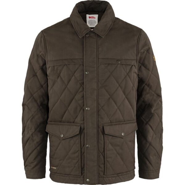 Fjällräven Mens Övik Wool Padded Jacket  (Grøn (DARK OLIVE/633) Medium) Grøn (DARK OLIVE/633)