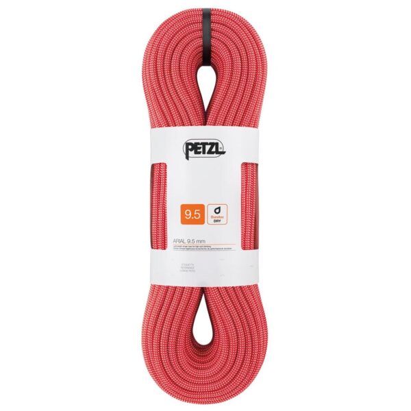 Petzl Arial Climbing Rope 9,5 mm (Rød (RED) 70 M) Rød (RED)