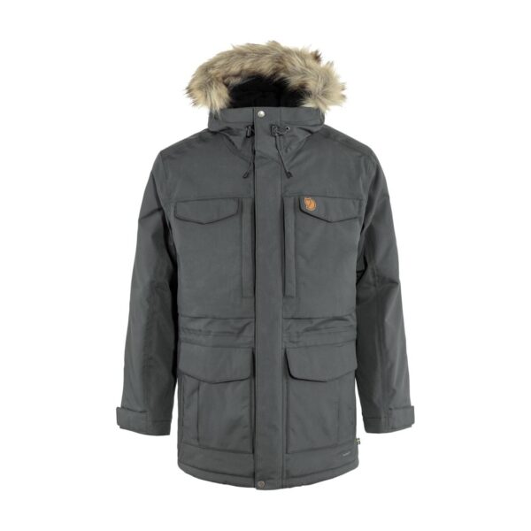 Fjällräven Mens Nuuk Parka (Grå (BASALT/050) Large) Grå (BASALT/050)