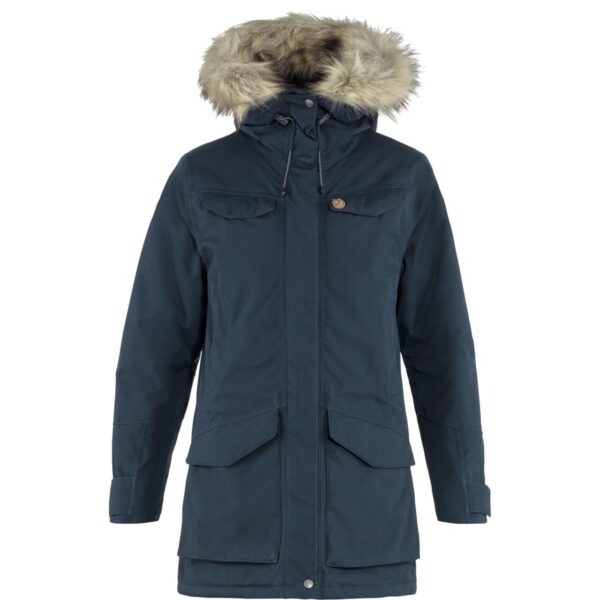 Fjällräven Womens Nuuk Parka (Blå (DARK NAVY/555) Small) Blå (DARK NAVY/555)