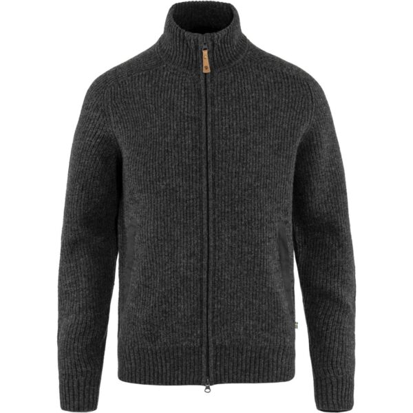 Fjällräven Mens Övik Zip Cardigan Knit (Grå (DARK GREY/030) Small) Grå (DARK GREY/030)